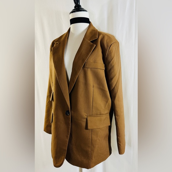 Korean Brown Blazer - Picture 4 of 7